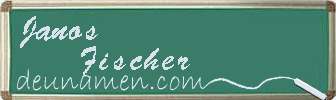 Janos Fischer Visitenkarte